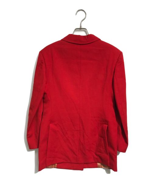 Vivienne Westwood（ヴィヴィアンウエストウッド）Vivienne Westwood (ヴィヴィアンウエストウッド) オーブボタン ダブルジャケット レッド サイズ:10の古着・服飾アイテム