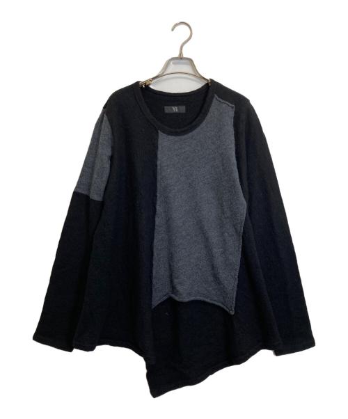 Y's（ワイズ）Y's (ワイズ) ニット ブラック×グレー サイズ:Mの古着・服飾アイテム