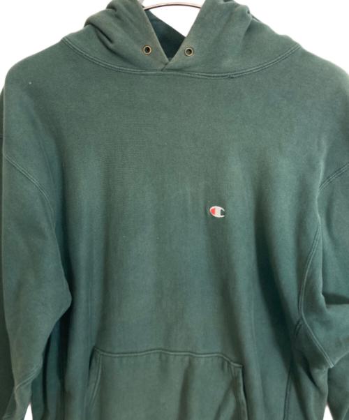 Champion（チャンピオン）Champion (チャンピオン) リバースウィーブパーカー グリーン サイズ:XLの古着・服飾アイテム