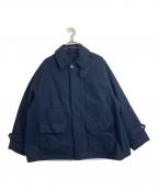 sillageシアージ）の古着「MANTEAU COURT 3 POCHES」｜ネイビー
