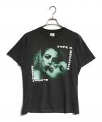 バンドTシャツバンドTシャツ）の古着「90s TYPE O Negative(タイプ・オー・ネガティヴ) バンドTシャツ」｜グレー