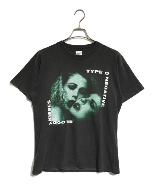 バンドTシャツ（バンドTシャツ）バンドTシャツ (バンドTシャツ) 90s TYPE O Negative(タイプ・オー・ネガティヴ) バンドTシャツ グレー サイズ:LARGEの古着・服飾アイテム