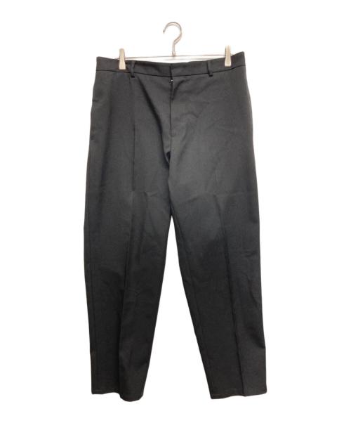 JIL SANDER（ジルサンダー）JIL SANDER (ジルサンダー) Wool Gabardine Trousers ブラック サイズ:52の古着・服飾アイテム