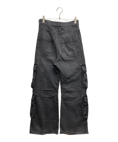 DIESEL（ディーゼル）DIESEL (ディーゼル) D-SIRE-CARGO-S/デニムパンツ ブラック サイズ:W23の古着・服飾アイテム