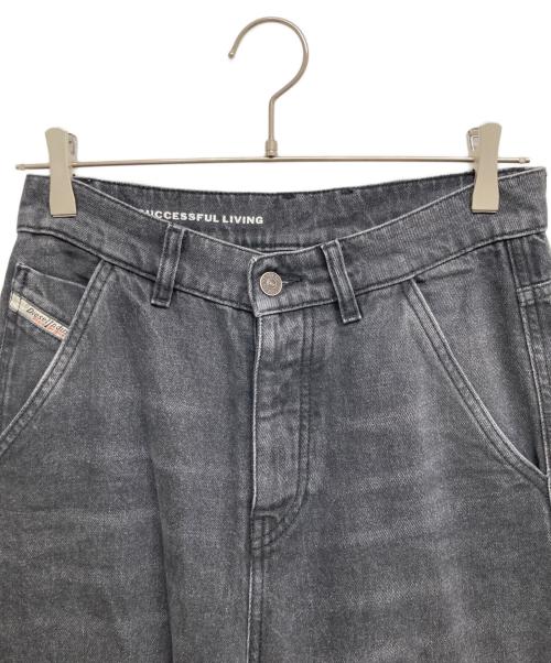DIESEL（ディーゼル）DIESEL (ディーゼル) D-SIRE-CARGO-S/デニムパンツ ブラック サイズ:W23の古着・服飾アイテム