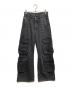 DIESEL（ディーゼル）の古着「D-SIRE-CARGO-S/デニムパンツ」｜ブラック