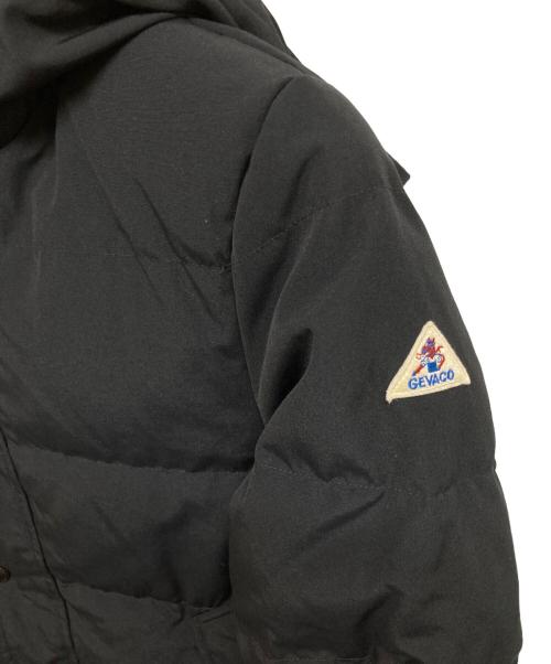 GEVACO（ゲバコ）GEVACO (ゲバコ) タッサーロングダウンジャケット ネイビー サイズ:38の古着・服飾アイテム