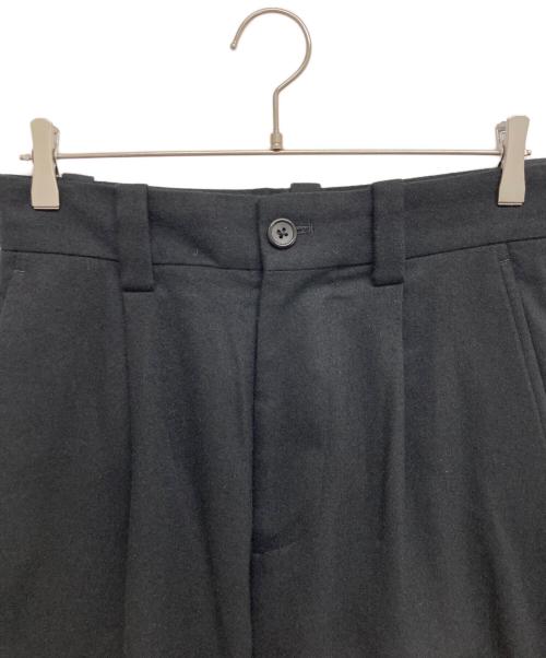 MARGARET HOWELL（マーガレットハウエル）MARGARET HOWELL (マーガレットハウエル) ウールタックパンツ ブラック サイズ:Sの古着・服飾アイテム
