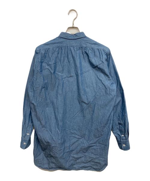 HEUGN（ユーゲン）HEUGN (ユーゲン) Chambray Robシャツ インディゴ サイズ:1の古着・服飾アイテム