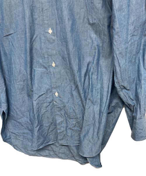 HEUGN（ユーゲン）HEUGN (ユーゲン) Chambray Robシャツ インディゴ サイズ:1の古着・服飾アイテム
