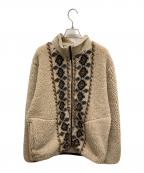 stussyステューシー）の古着「ボアジャケット　118401」｜ベージュ