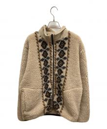 stussy（ステューシー）の古着「ボアジャケット　118401」｜ベージュ