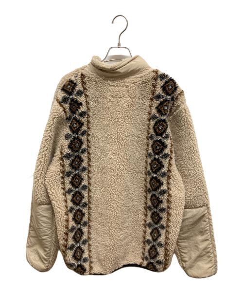 stussy（ステューシー）stussy (ステューシー) ボアジャケット　118401 ベージュ サイズ:Mの古着・服飾アイテム
