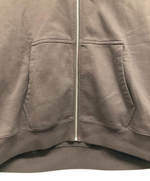 NIKE（ナイキ）NIKE (ナイキ) stussy (ステューシー) STONE WASHED FLEECE ZIP HOODIE ブラウン サイズ:Lの古着・服飾アイテム