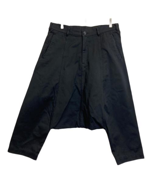 BLACK COMME des GARCONS（ブラックコムデギャルソン）BLACK COMME des GARCONS (ブラックコムデギャルソン) サルエルパンツ ブラック サイズ:Lの古着・服飾アイテム