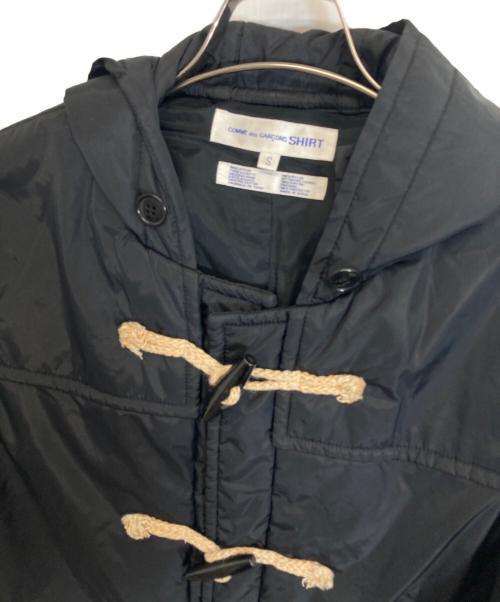 COMME des GARCONS SHIRT（コムデギャルソンシャツ）COMME des GARCONS SHIRT (コムデギャルソンシャツ) ダッフルコート ブラック サイズ:Sの古着・服飾アイテム
