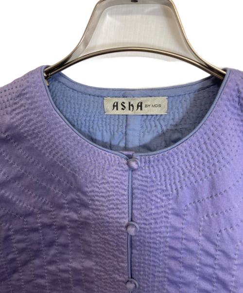ASHA BY MDS（アシャ バイ エムディーエス）asha by mds (アシャ バイ エムディーエス) コート パープル サイズ:-の古着・服飾アイテム
