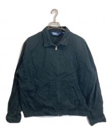 POLO RALPH LAUREN（ポロ・ラルフローレン）の古着「スイングトップ」｜ブラック
