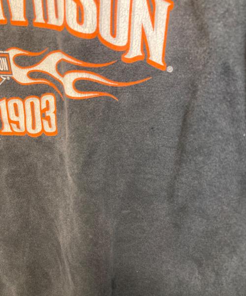 HARLEY-DAVIDSON（ハーレーダビッドソン）HARLEY-DAVIDSON (ハーレーダビッドソン) プリントスウェット ブラック サイズ:Lの古着・服飾アイテム