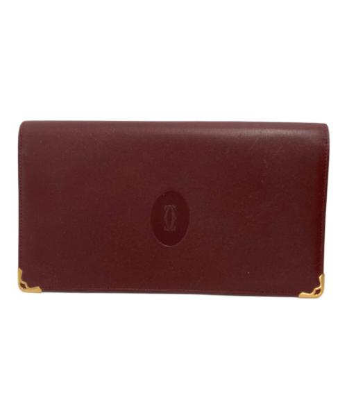 Cartier（カルティエ）Cartier (カルティエ) 長財布 ワインレッドの古着・服飾アイテム