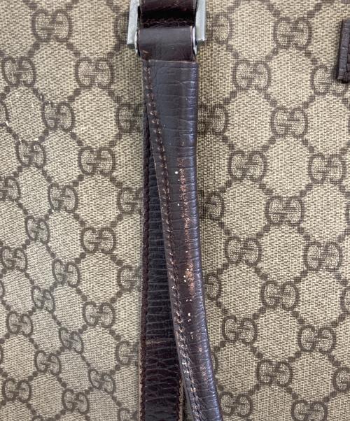 GUCCI（グッチ）GUCCI (グッチ) GGスプリーム トートバッグ ベージュの古着・服飾アイテム