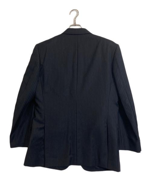 Paul Smith London（ポールスミスロンドン）Paul Smith London (ポールスミスロンドン) ストライプセットアップスーツ ブラック サイズ:Lの古着・服飾アイテム