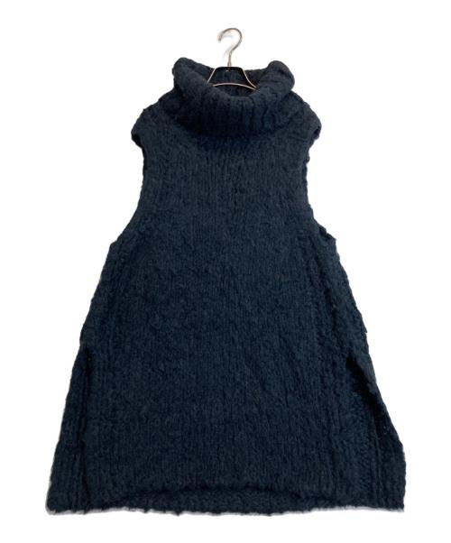 BLAMINK（ブラミンク）BLAMINK (ブラミンク) タートルネックニット ネイビー サイズ:38の古着・服飾アイテム