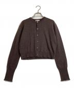 BLAMINKブラミンク）の古着「ショートカーディガン」｜ブラウン