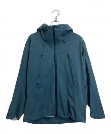 DESCENTE ALLTERRAIN（デザイント オルテライン）の古着「HARD SHELL JACKET CREAS」｜ネイビー