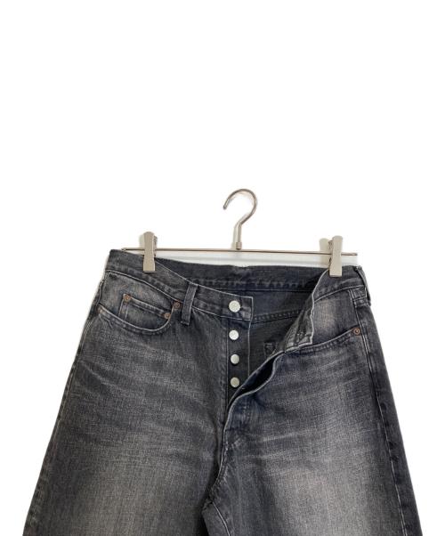 ssstein（シュタイン）ssstein (シュタイン) Deformation Wide Color Denim Pants ブラック サイズ:Sの古着・服飾アイテム