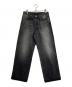 ssstein（シュタイン）の古着「Deformation Wide Color Denim Pants」｜ブラック