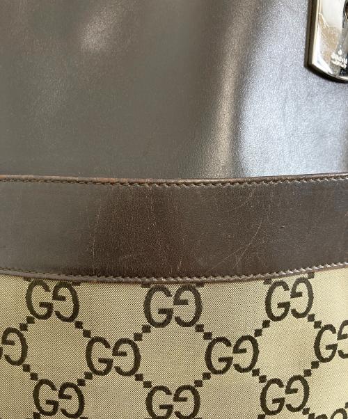 GUCCI（グッチ）GUCCI (グッチ) GG柄ショルダーバッグ ベージュの古着・服飾アイテム