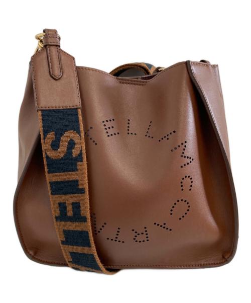 STELLA McCARTNEY（ステラマッカートニー）STELLA McCARTNEY (ステラマッカートニー) ステラロゴミニクロスボディショルダーバッグ ブラウンの古着・服飾アイテム