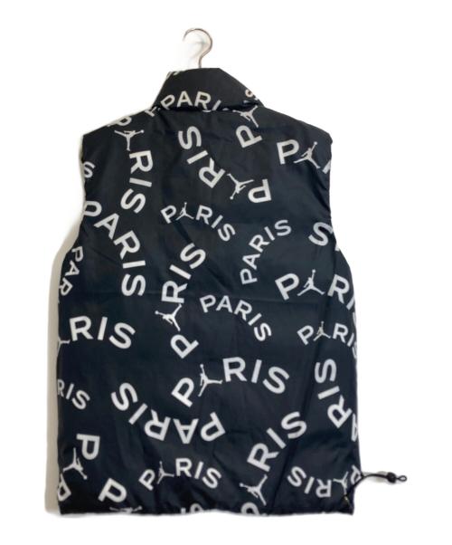 JORDAN（ジョーダン）JORDAN (ジョーダン) PARIS SAINT-GERMAIN (パリサンジェルマン) リバーシブルダウンベスト ブラック サイズ:XSの古着・服飾アイテム