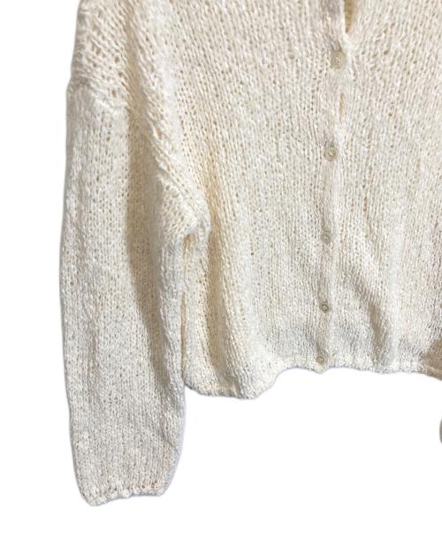 Plage（プラージュ）Plage (プラージュ) Fringe yarn カーディガン アイボリー サイズ:FREEの古着・服飾アイテム