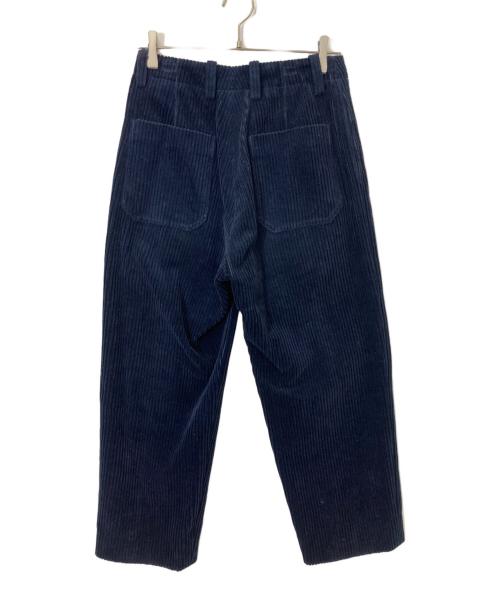 BLAMINK（ブラミンク）BLAMINK (ブラミンク) コットンコーデュロイパッチポケットパンツ ネイビーの古着・服飾アイテム