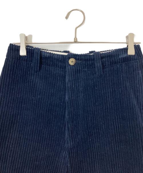 BLAMINK（ブラミンク）BLAMINK (ブラミンク) コットンコーデュロイパッチポケットパンツ ネイビーの古着・服飾アイテム