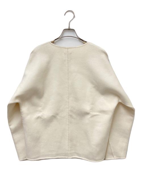 toteme（トーテム）toteme (トーテム) ウールカシミヤVネックプルオーバー アイボリー サイズ:Sの古着・服飾アイテム