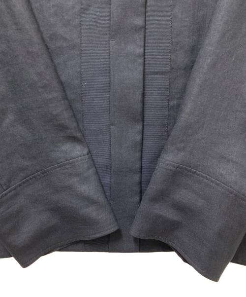 LOHEN（ローヘン）LOHEN (ローヘン) No Collar Tent Silhouette Coat Jacket ネイビー サイズ:Fの古着・服飾アイテム