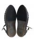 中古・古着 JIL SANDER (ジルサンダー) woven lether flat sandal ブラック サイズ:35：25000円