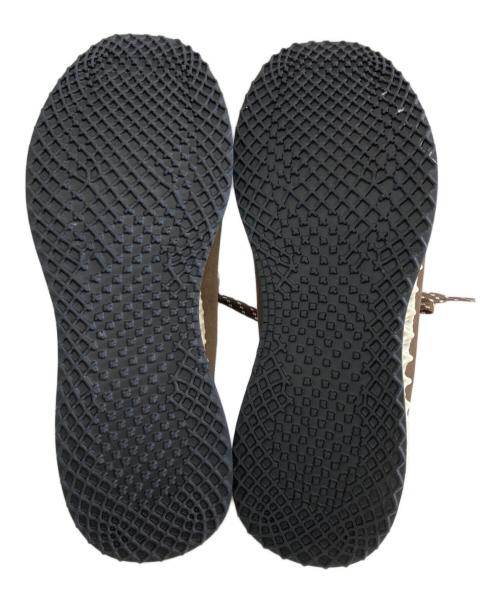 adidas（アディダス）adidas (アディダス) CLARKS (クラークス) KITH Ronnie Fieg (キスロニーフィグ) Wallabee 4D ブラウン サイズ:23の古着・服飾アイテム