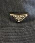 中古・古着 PRADA (プラダ) 三角ロゴデニムバケットハット インディゴ サイズ:XL：40000円