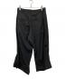 B Yohji Yamamoto (ビーヨウジヤマモト) 2 Cotton Gabber Button Slit Pant ブラック サイズ:1：16000円