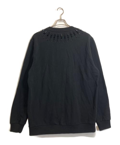 GIVENCHY（ジバンシィ）GIVENCHY (ジバンシィ) スタッズスウェット ブラック サイズ:Lの古着・服飾アイテム