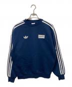 adidasアディダス）の古着「ツアー オーバーサイズ クルーネックスウェット」｜ネイビー
