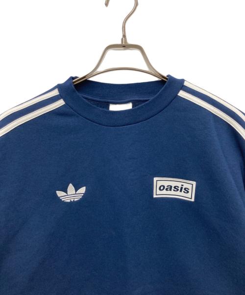 adidas（アディダス）adidas (アディダス) ツアー オーバーサイズ クルーネックスウェット ネイビー サイズ:XSの古着・服飾アイテム