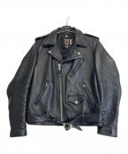 Schottショット）の古着「217US SHEEP ONE STAR TALL RIDERS」｜ブラック