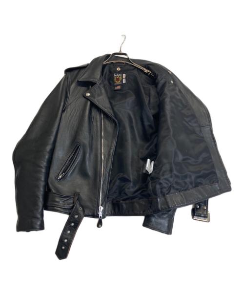 Schott（ショット）Schott (ショット) 217US SHEEP ONE STAR TALL RIDERS ブラック サイズ:38の古着・服飾アイテム