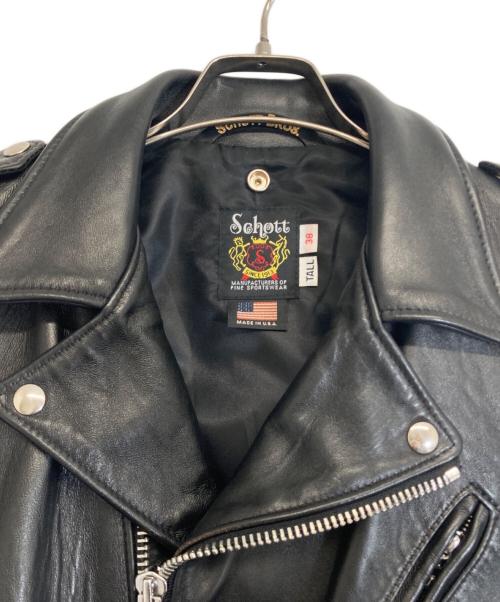 Schott（ショット）Schott (ショット) 217US SHEEP ONE STAR TALL RIDERS ブラック サイズ:38の古着・服飾アイテム