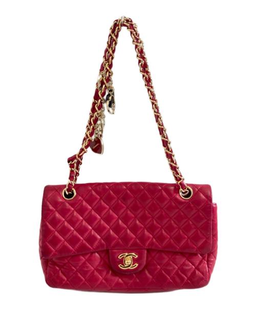 CHANEL（シャネル）CHANEL (シャネル) マトラッセ25/ダブルフラップチェーンショルダーバッグ ショッキングピンクの古着・服飾アイテム